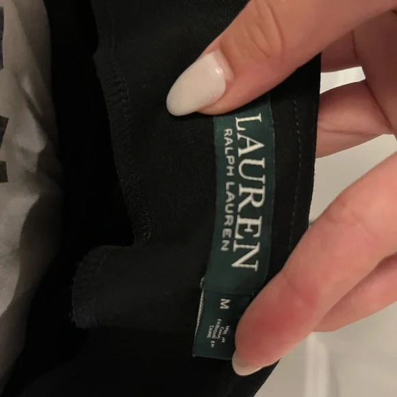 Ralph Lauren black, off the shoulder dress. Size medium - Picture 3 of 3